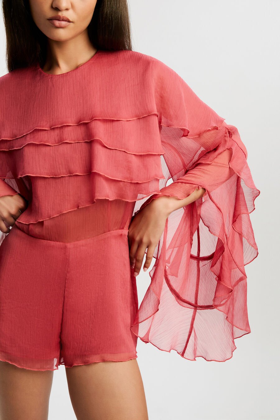 Carson Ruffle Playsuit