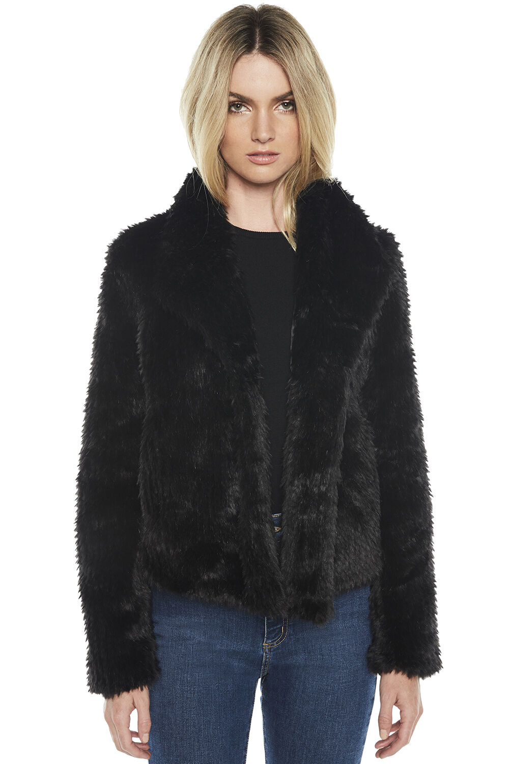 Bardot faux fur coat shop