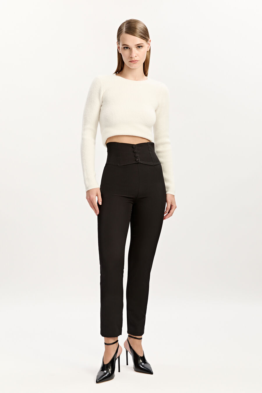 CORSET PANT in colour BLACK