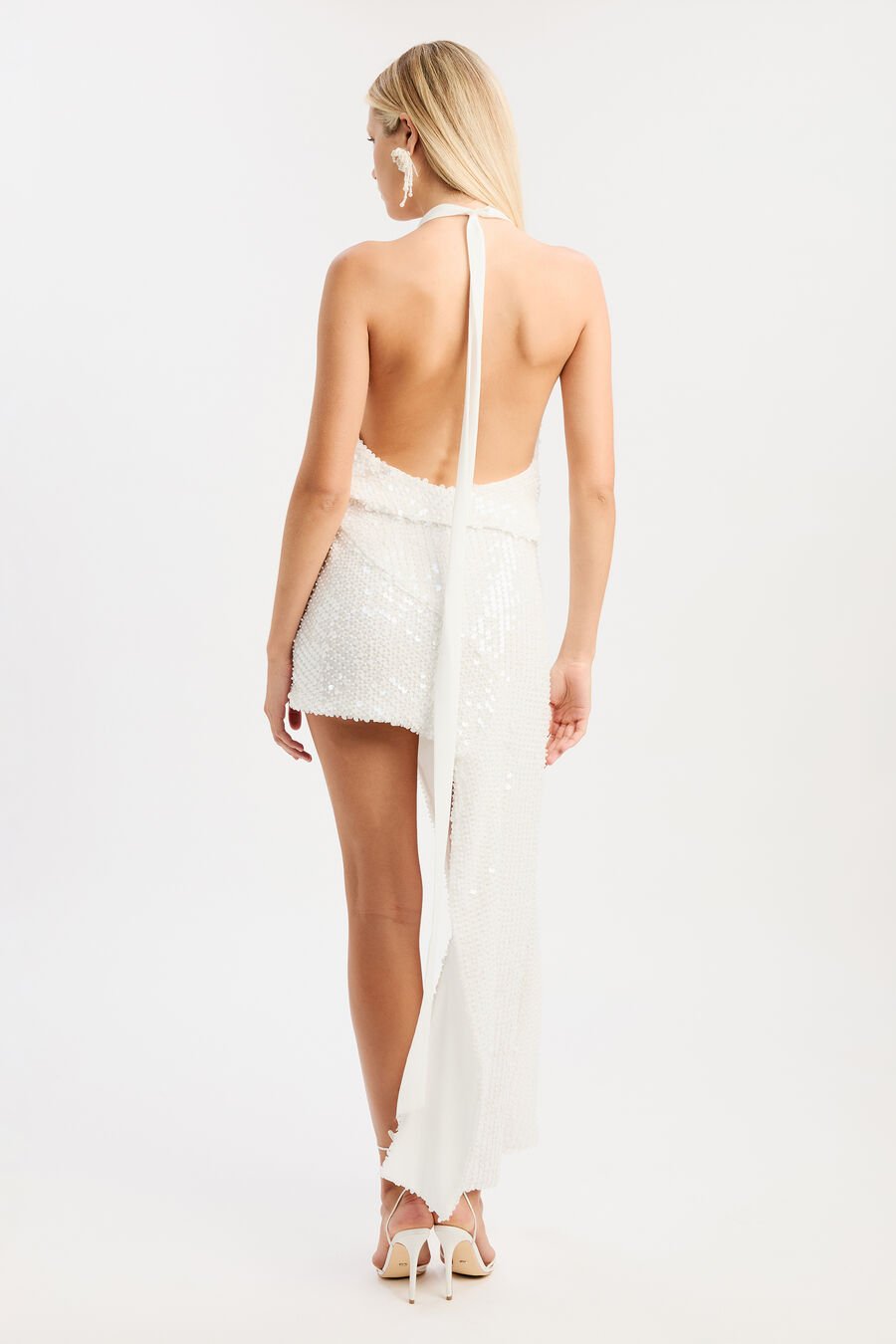 Gisella Sequin Cowl Neck Top