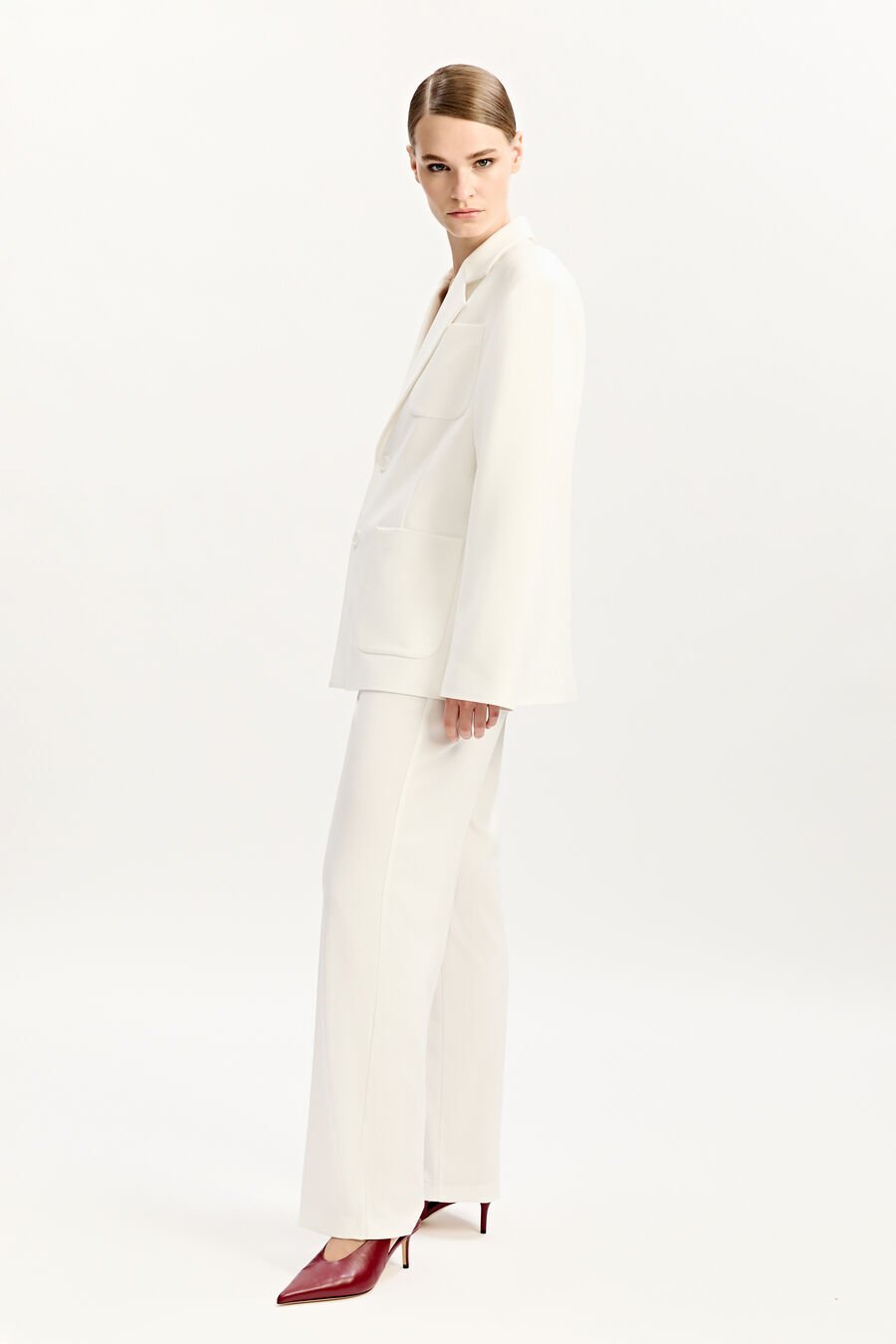 CALLISTA PANT in colour ORCHIDWHT