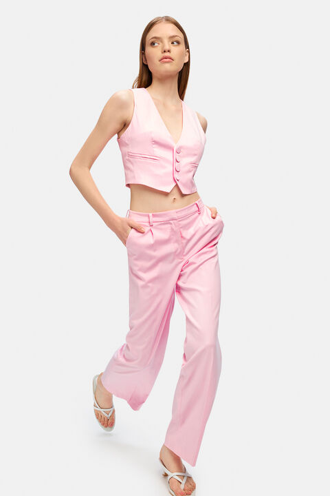 CALLISTA PANT in colour BEETROOT PURPLE