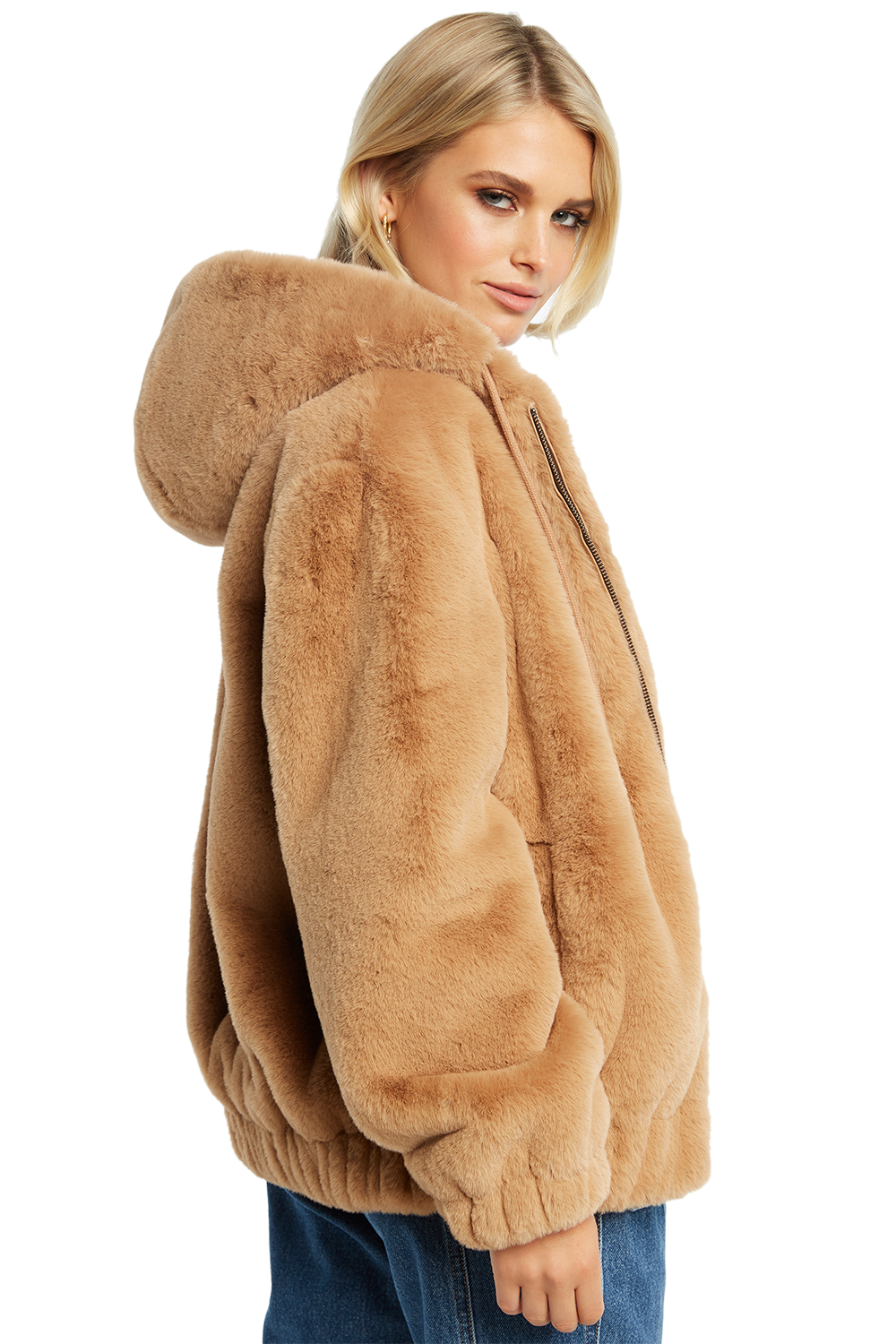 GIGI ZIP FUR JACKET