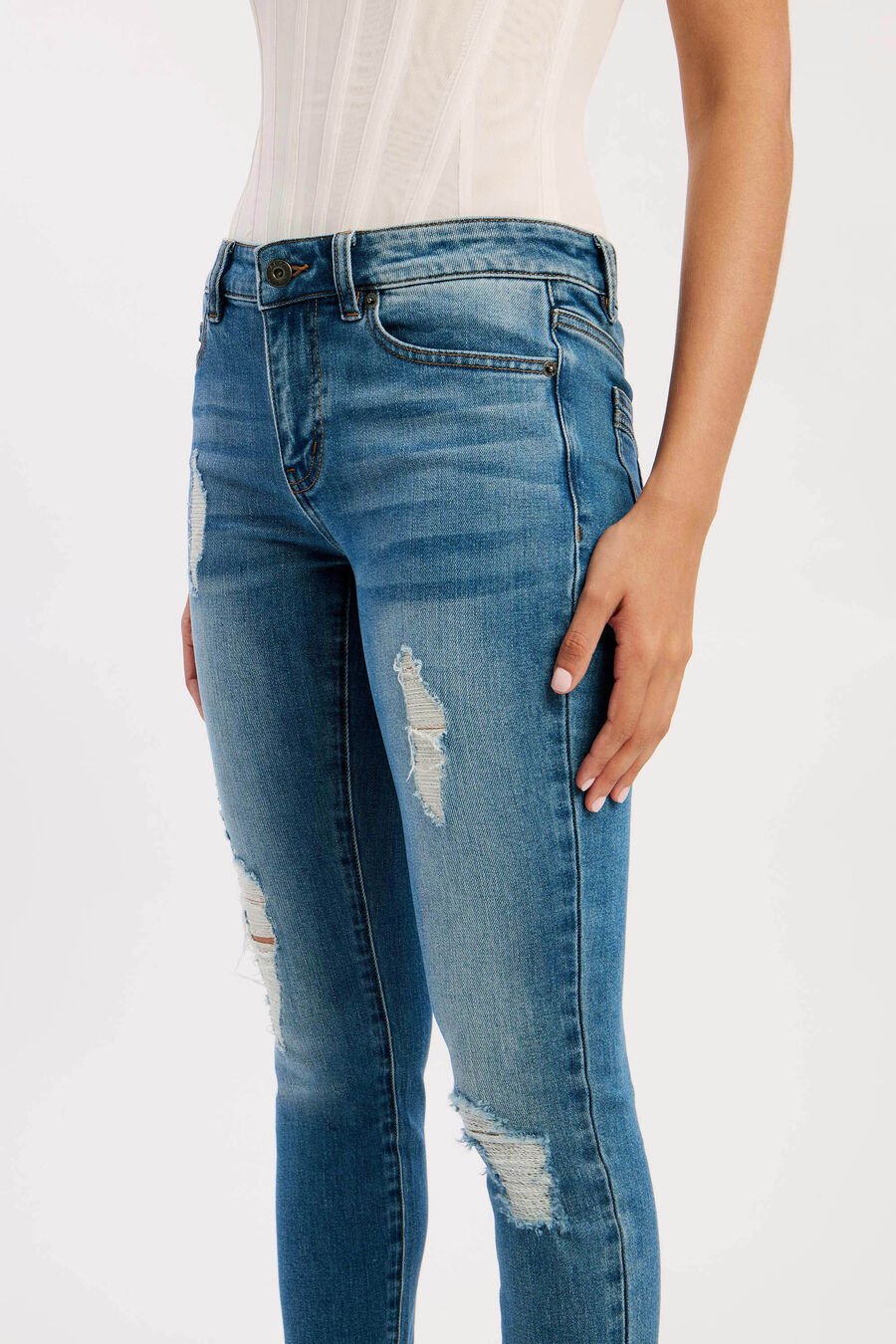 KATE HIPSTER JEANS II in colour DARKDENIM