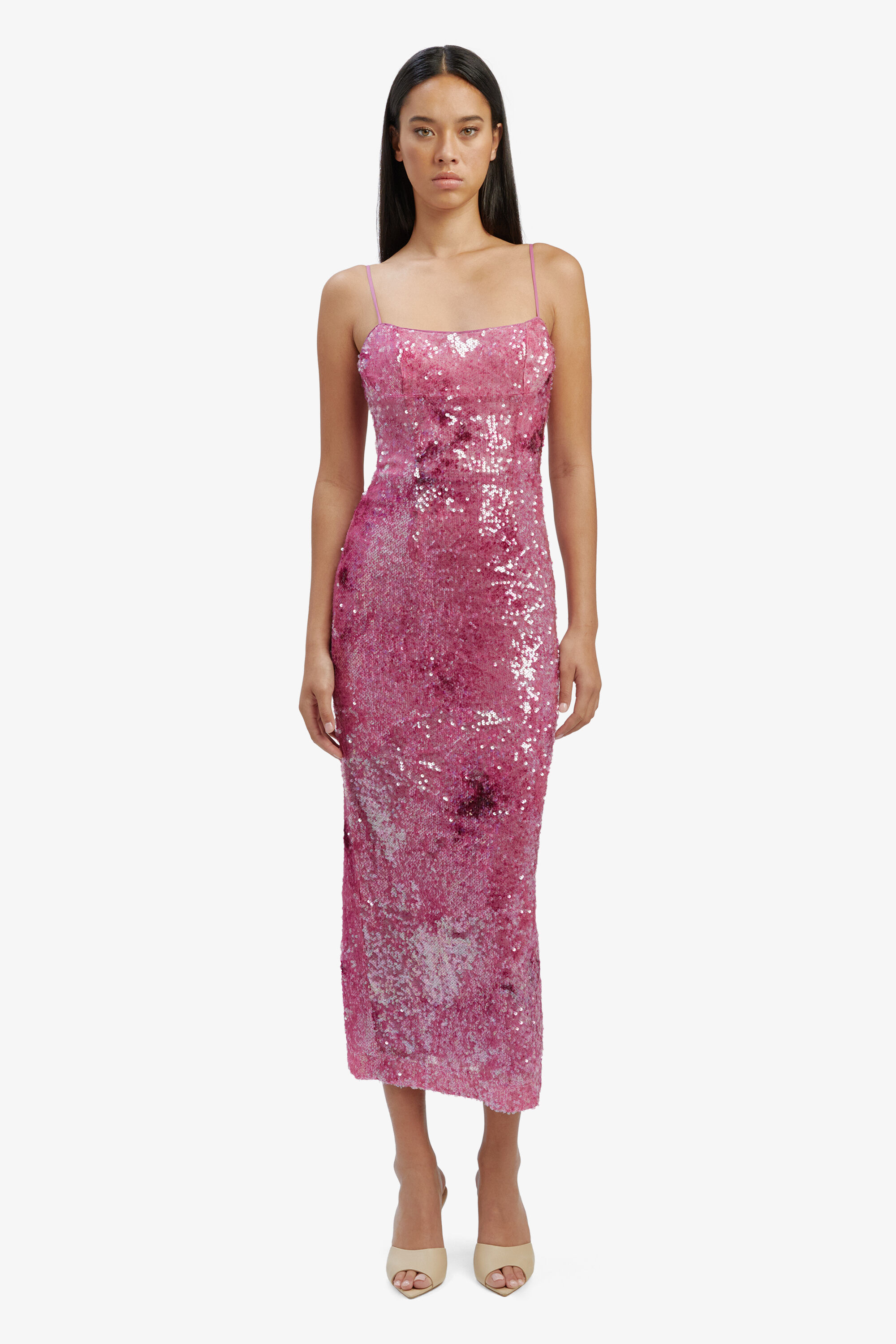 Sequin bardot maxi dress cheap
