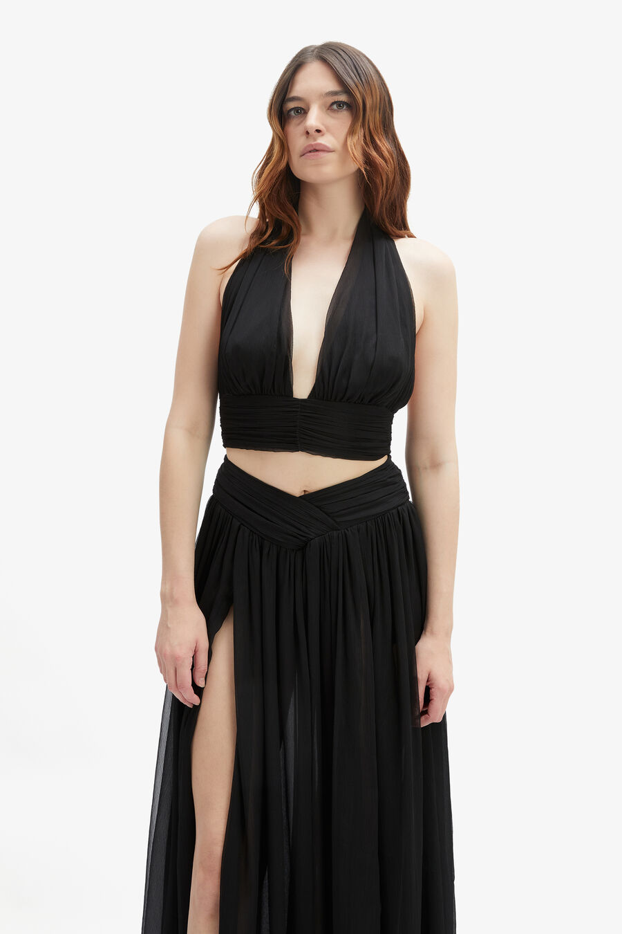 Amerie Halter Neck Crop