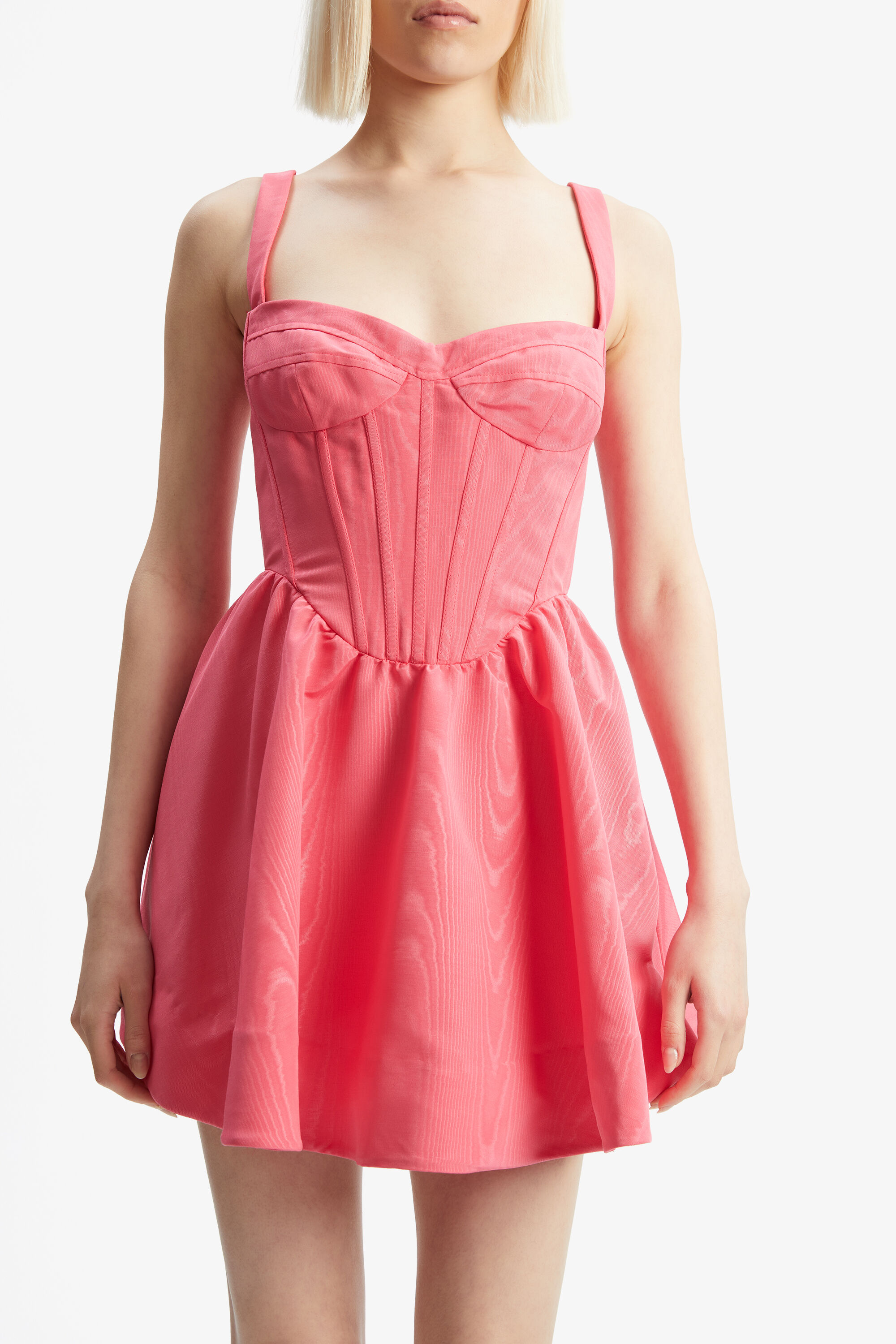 ★ADAUL★ [29 exclusive] Deo bustier balloon mini dress pink Shop the Angelico Halterneck Balloon Mini Dress Pink