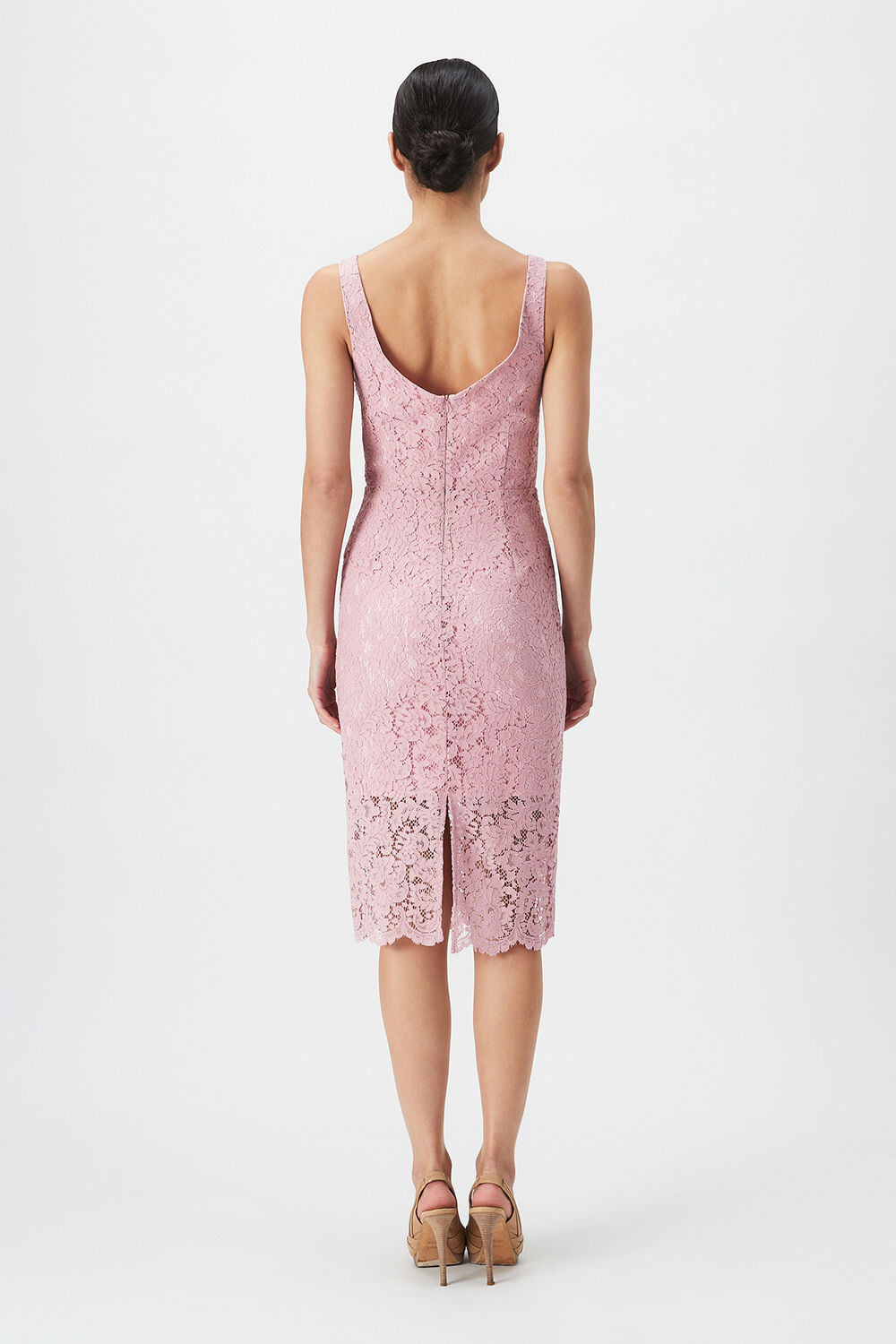ADELINE MIDI DRESS in colour BEETROOT PURPLE
