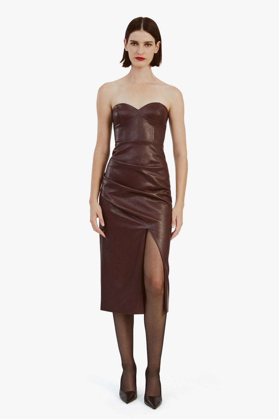 【関税＆送料込み】Palm Angels Vegan Leather Dress L'Amour Vegan Leather Dress by ASHLEY PARK x RTR | Rent the