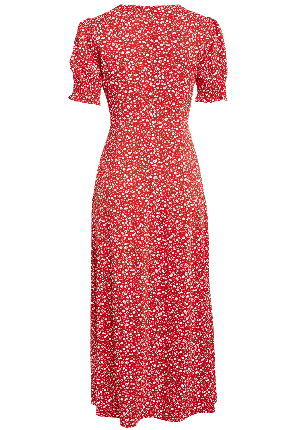 Bardot red floral dress top