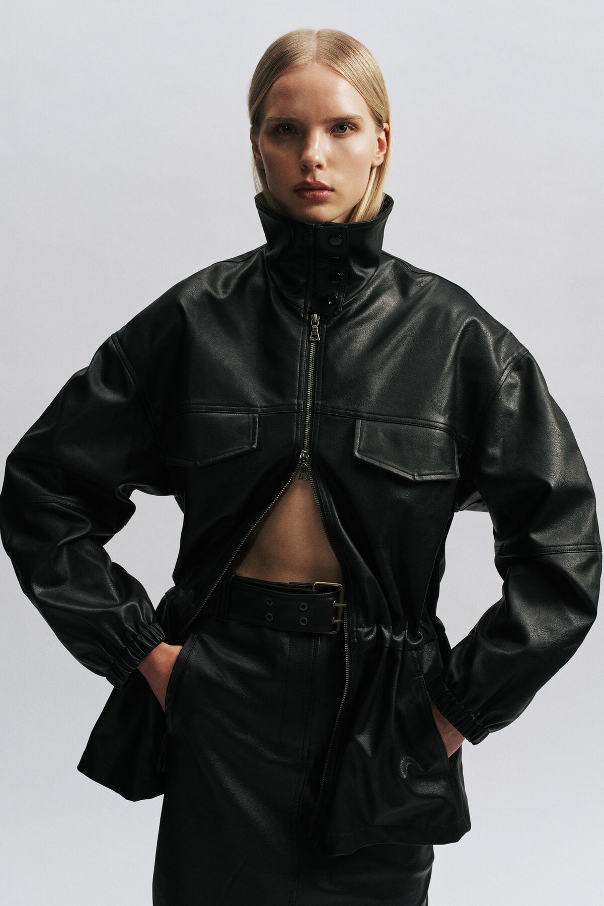 Anja Vegan Leather Jacket