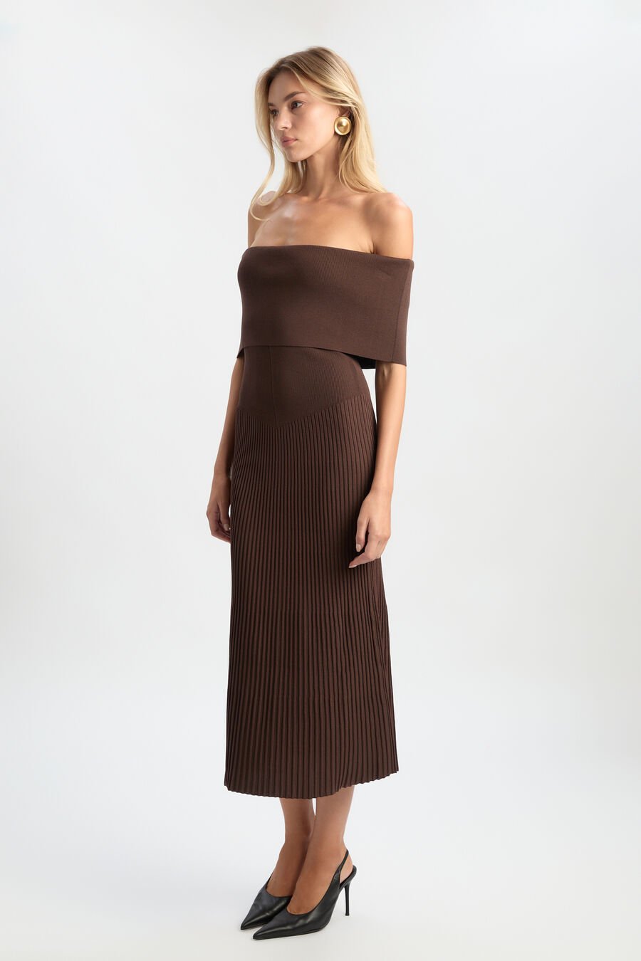 Harro Pleated Knit Dress