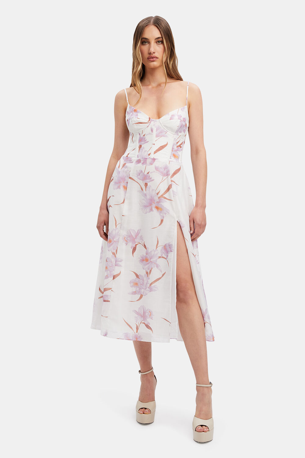 ZETA FLORAL MIDI DRESS