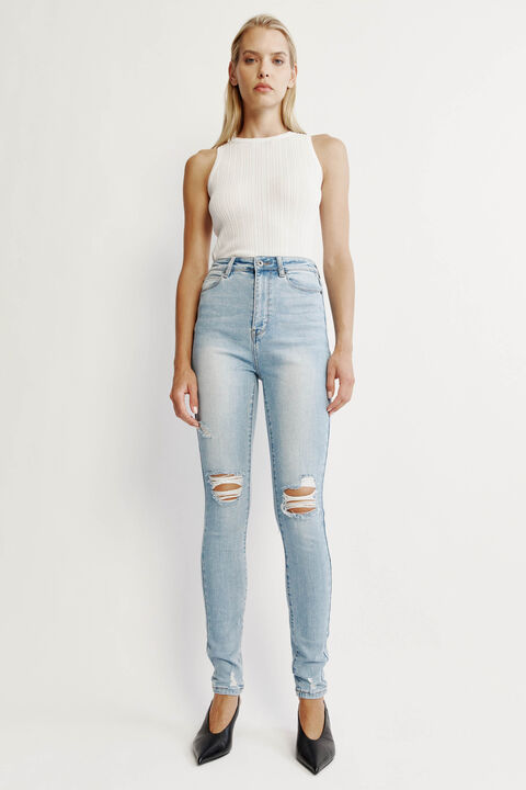 KHLOE SUPER HIGH TALL in colour NIGHTSHADOW BLUE