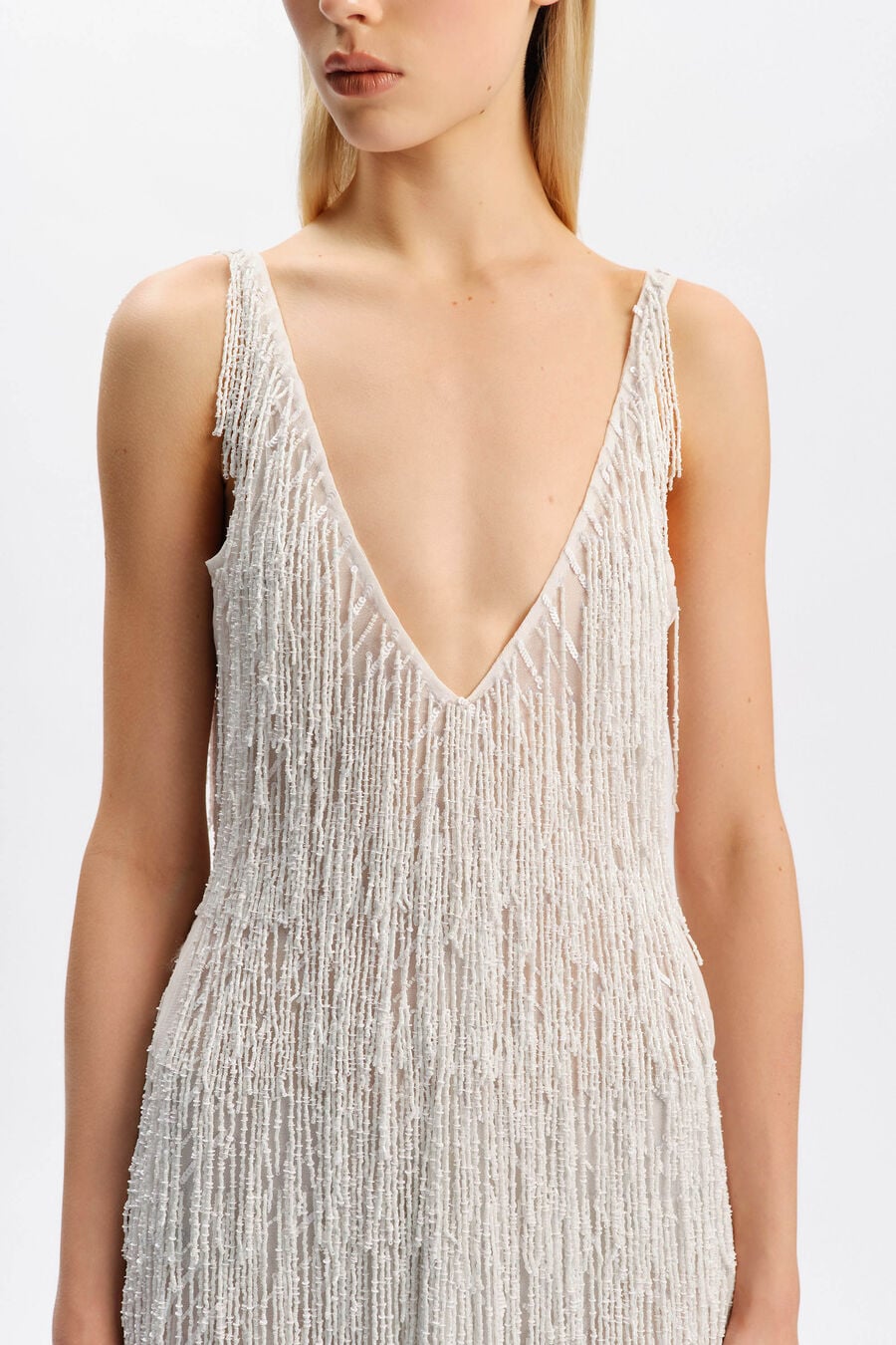 Roberta Fringe Mini Dress