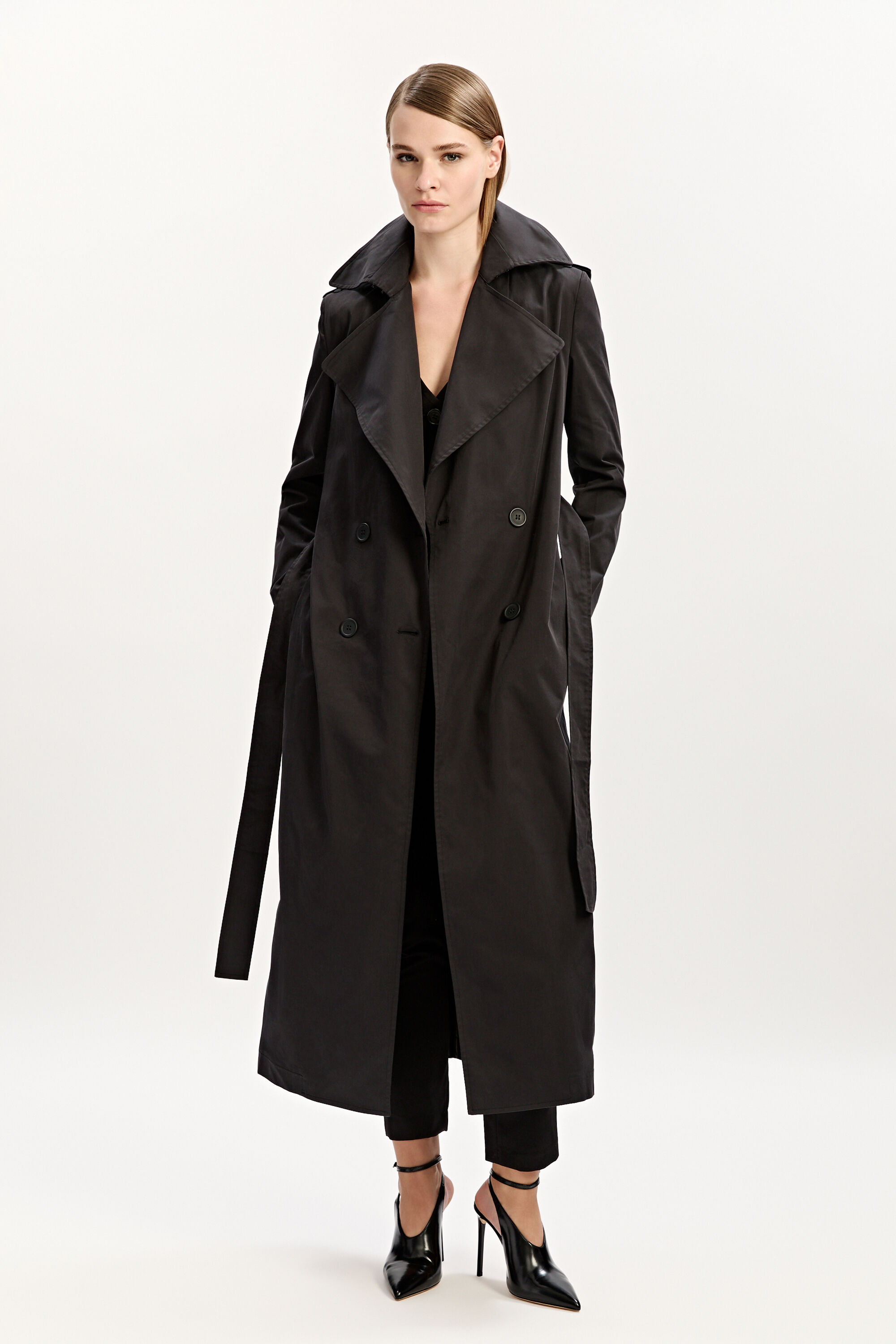 The Classic Trench In Black | Bardot