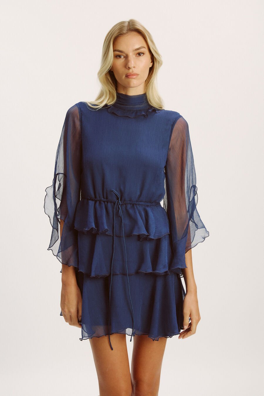 Norah Ruffle Mini Dress