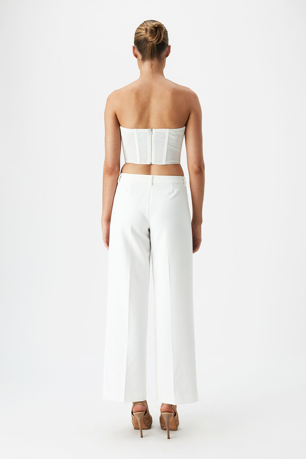 LITHIUM MESH BUSTIER in colour BRIGHT WHITE