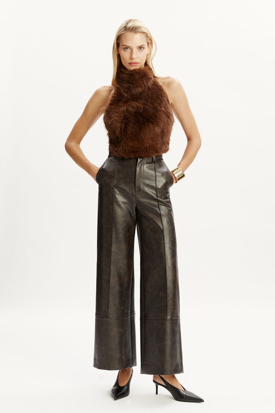Marlowe Vegan Leather Pant