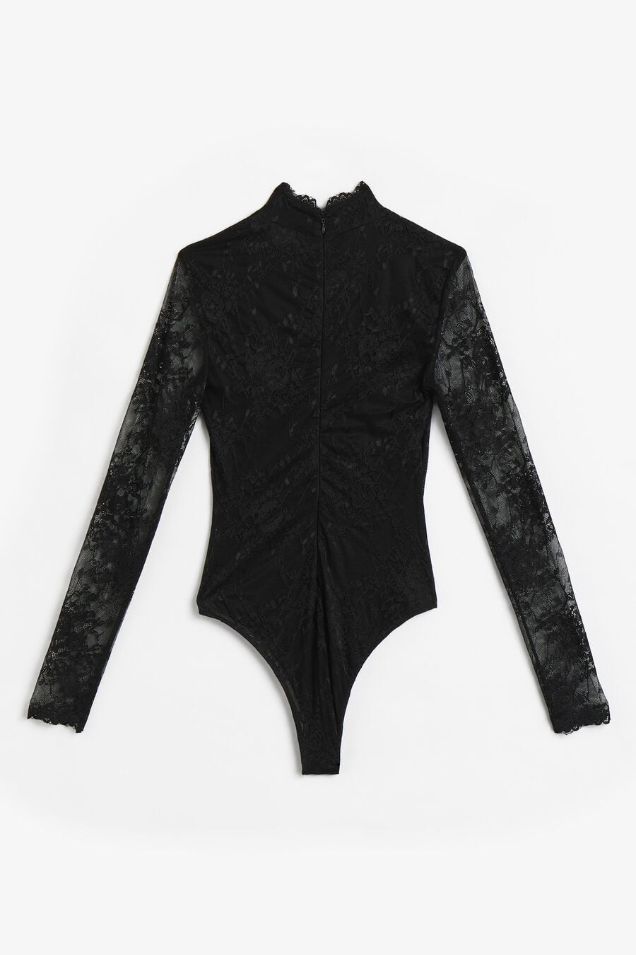 AUREL STRETCH LACE BODYSUIT in colour Black
