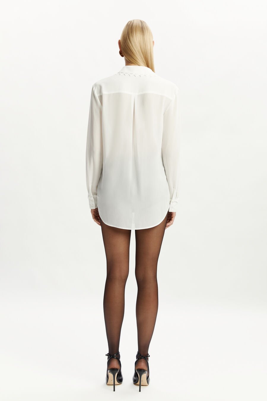 Jolanda Lace Trim Frill Shirt