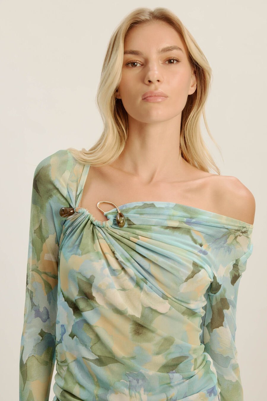 Marisol Asymmetric Mesh Top