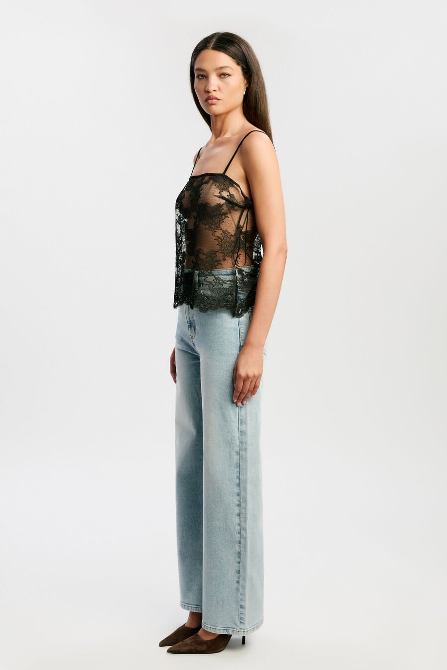 Hildie Sheer Lace Cami