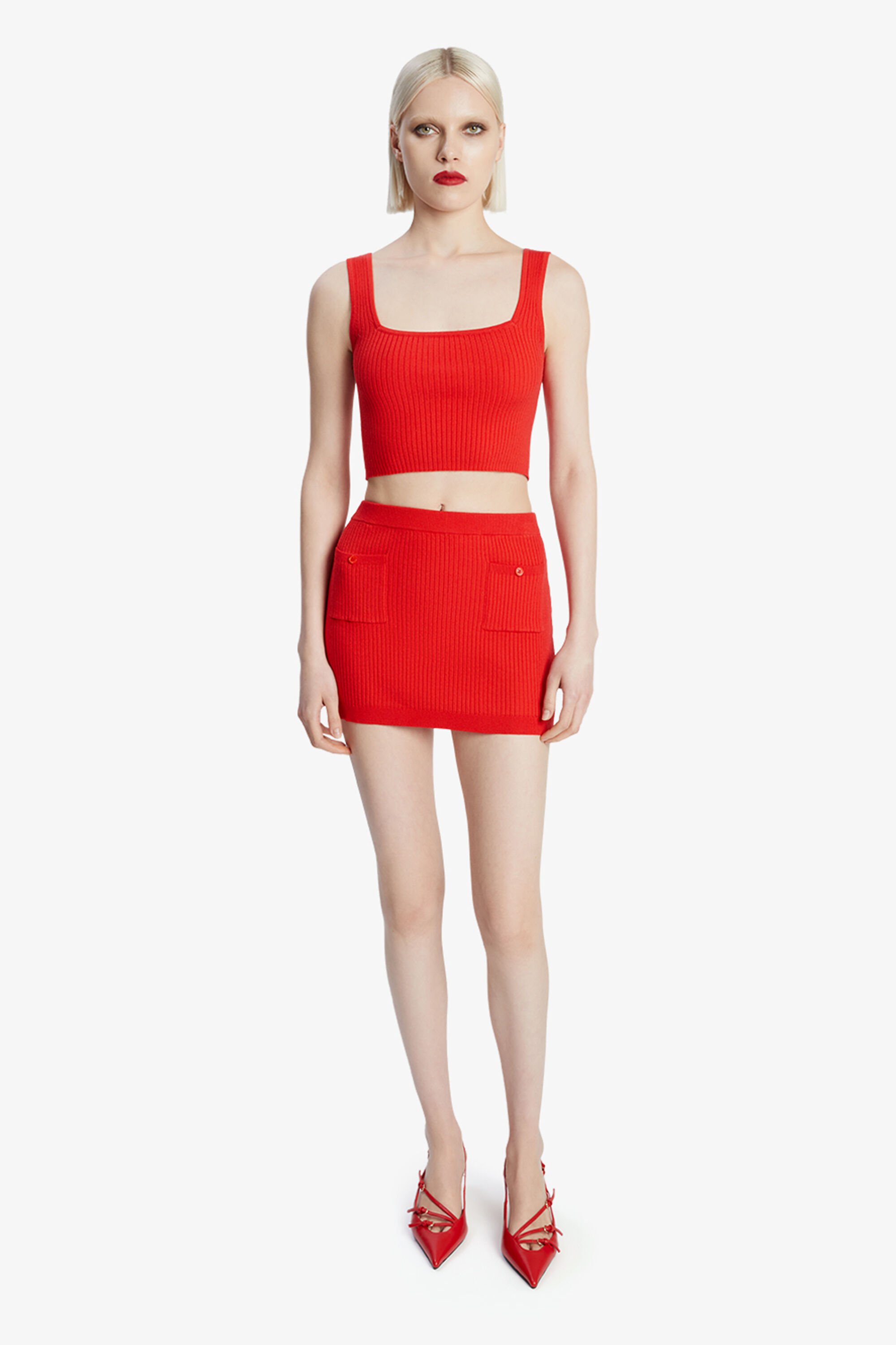 トップス theredthread knit fit tops single peta theredthread S knit fit tops single peta