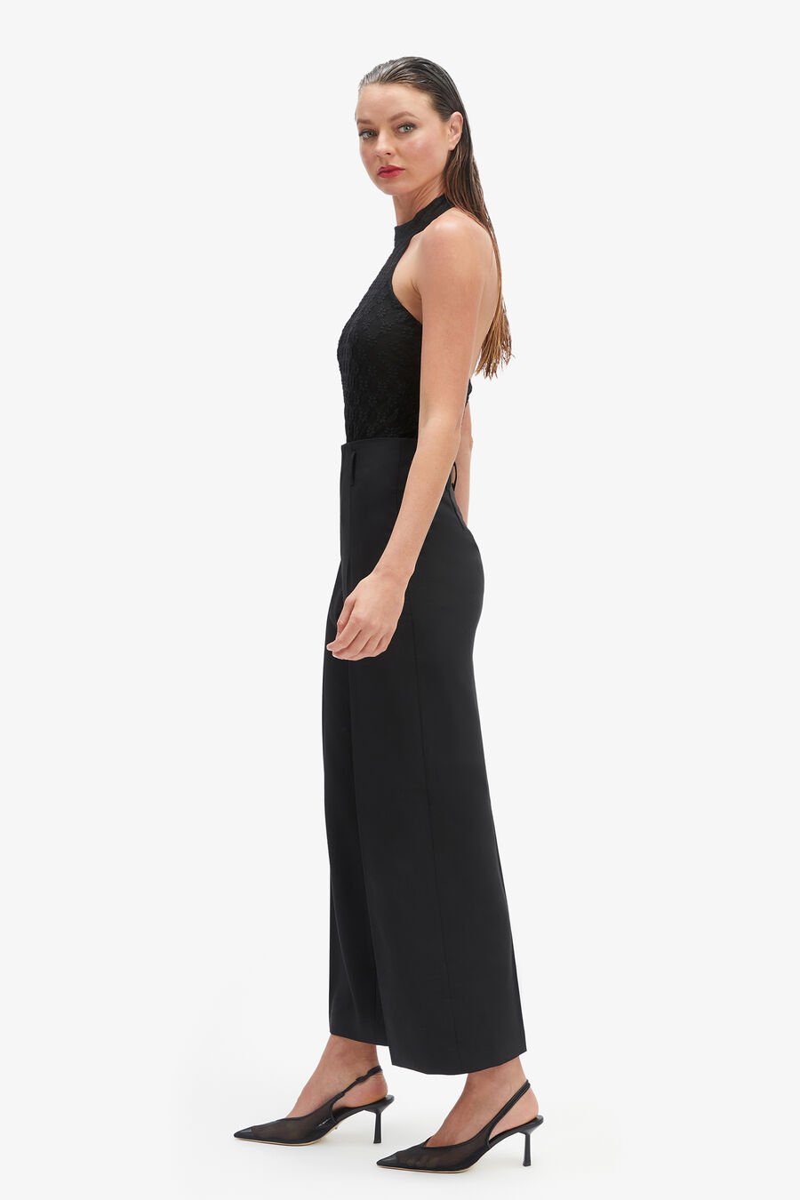 MARLA HIGH RISE PANT in colour BLACK