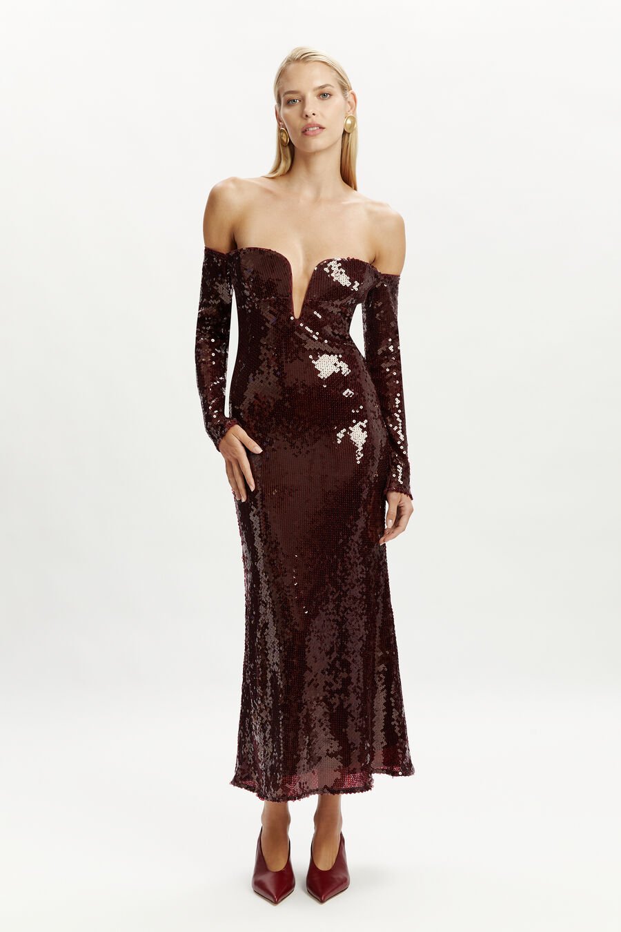 Emmeline Sequin Midi Dress