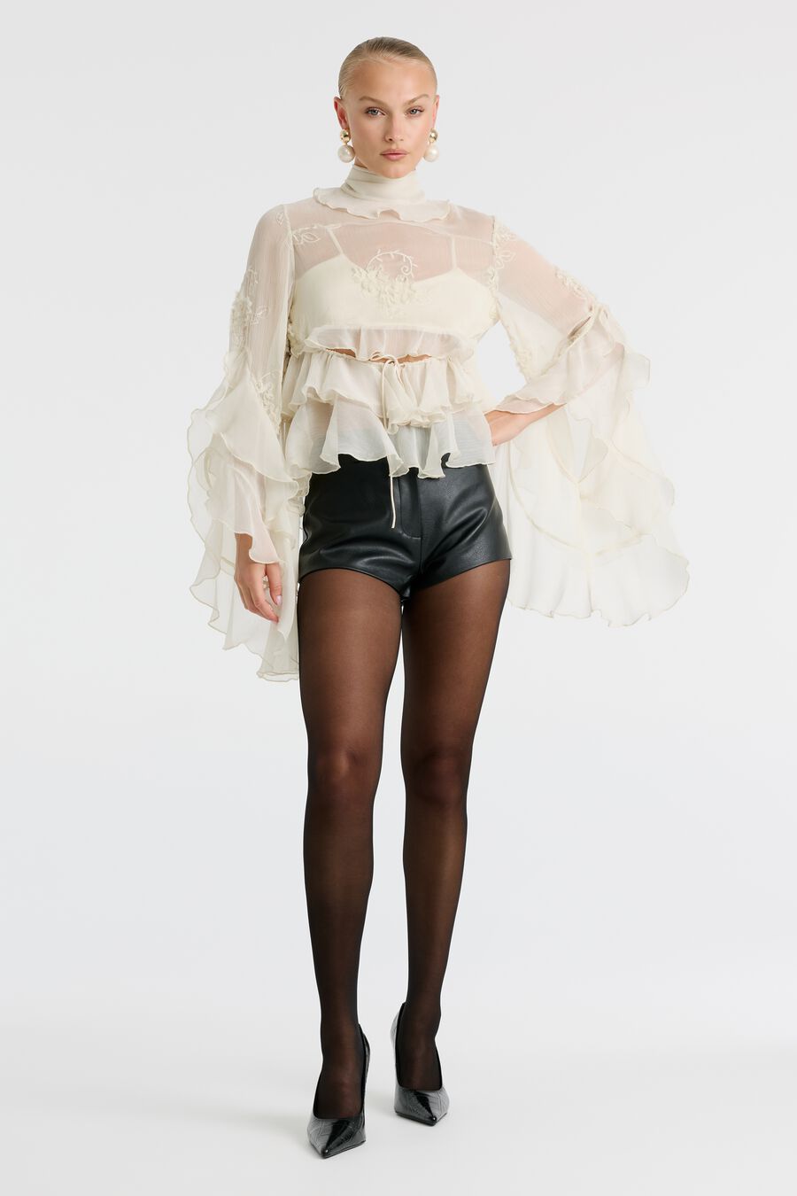 Jayla Vegan Leather Short