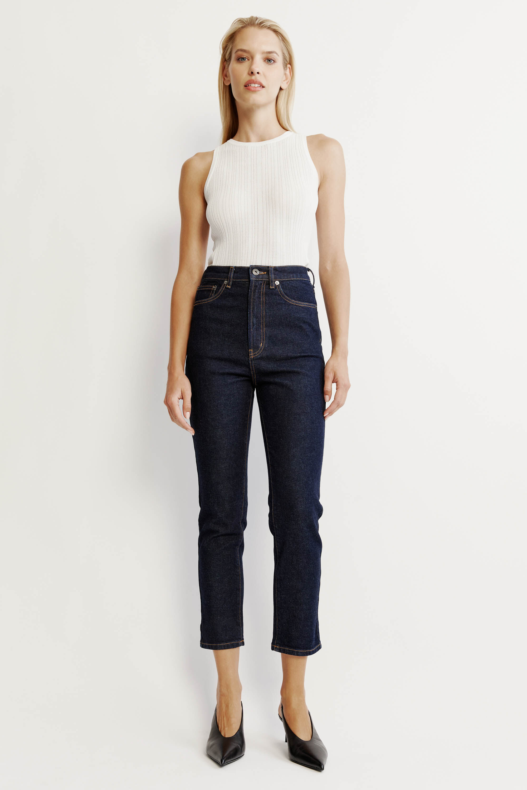 Women's Straight Leg Jeans | Shop High, Mid & Low Rise Denim
