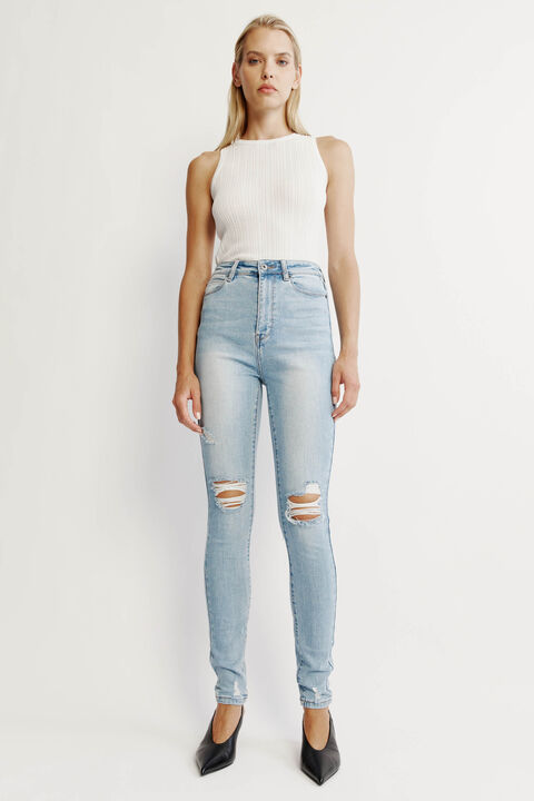KHLOE SUPER HIGH TALL in colour NIGHTSHADOW BLUE