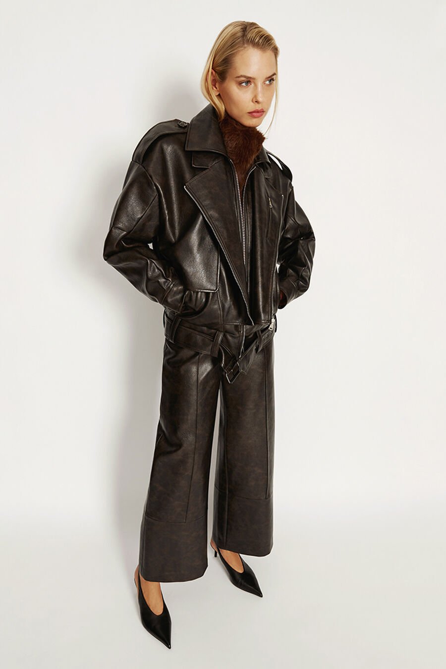 Marlowe Vegan Leather Pant