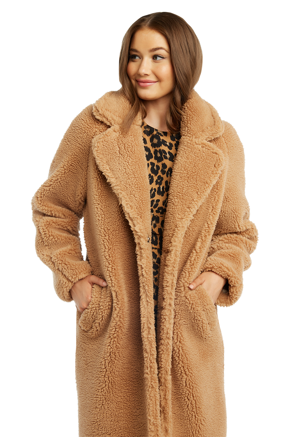 Tan teddy bear coat hotsell