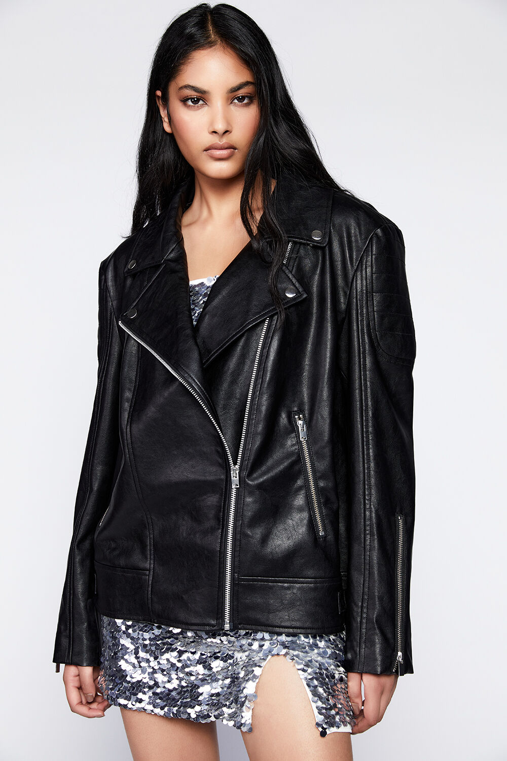 Bardot leather jacket cheap