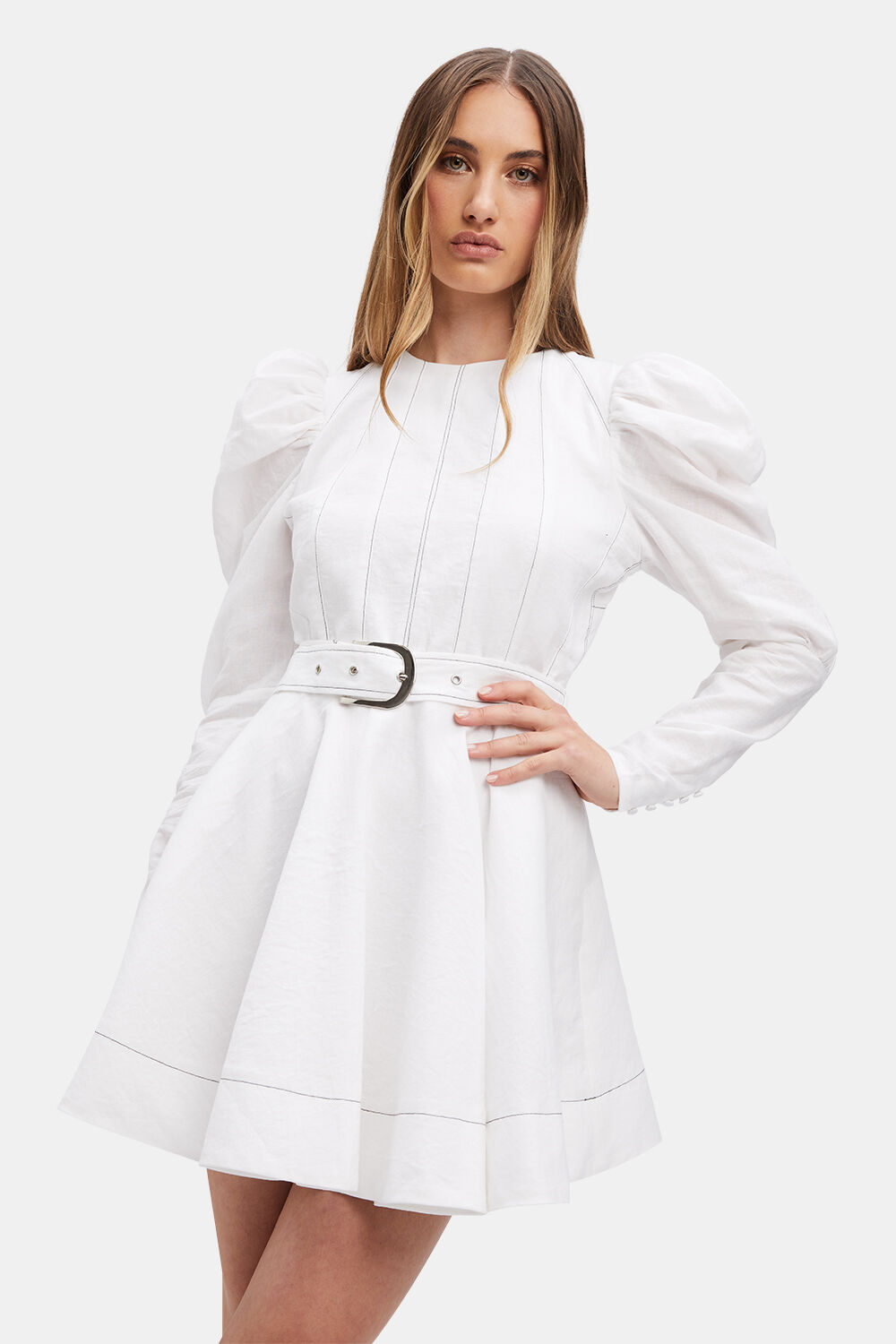 ZETA PUFF SLEEVE DRESS