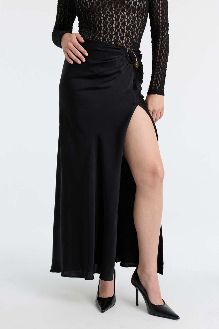 Dylan Split Front Maxi Skirt