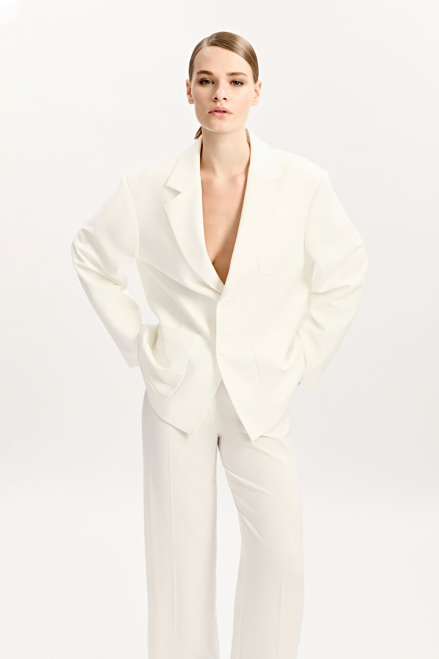 CALLISTA PANT in colour ORCHIDWHT