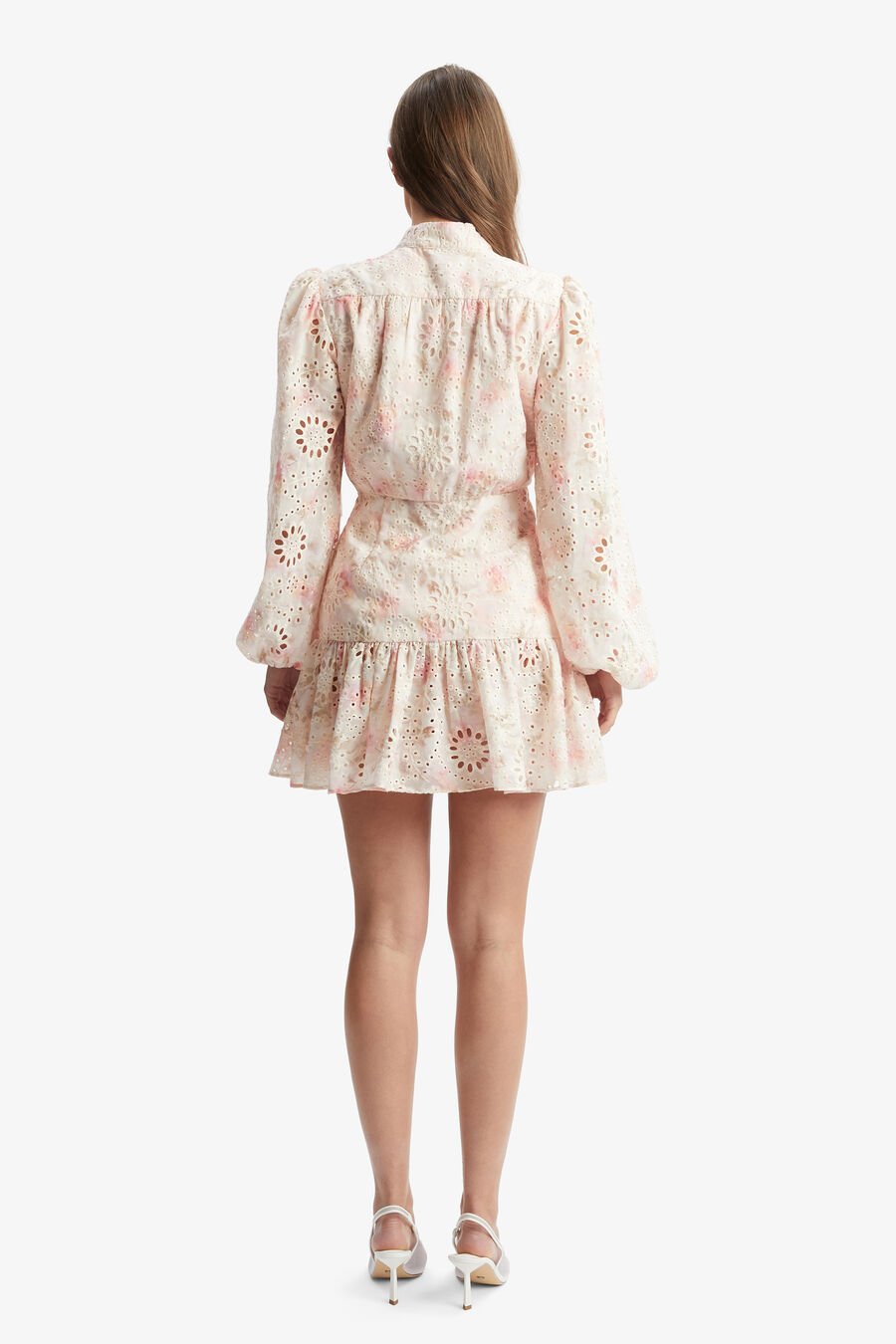 HENDRY FLORAL MINI DRESS in colour Pink Floral