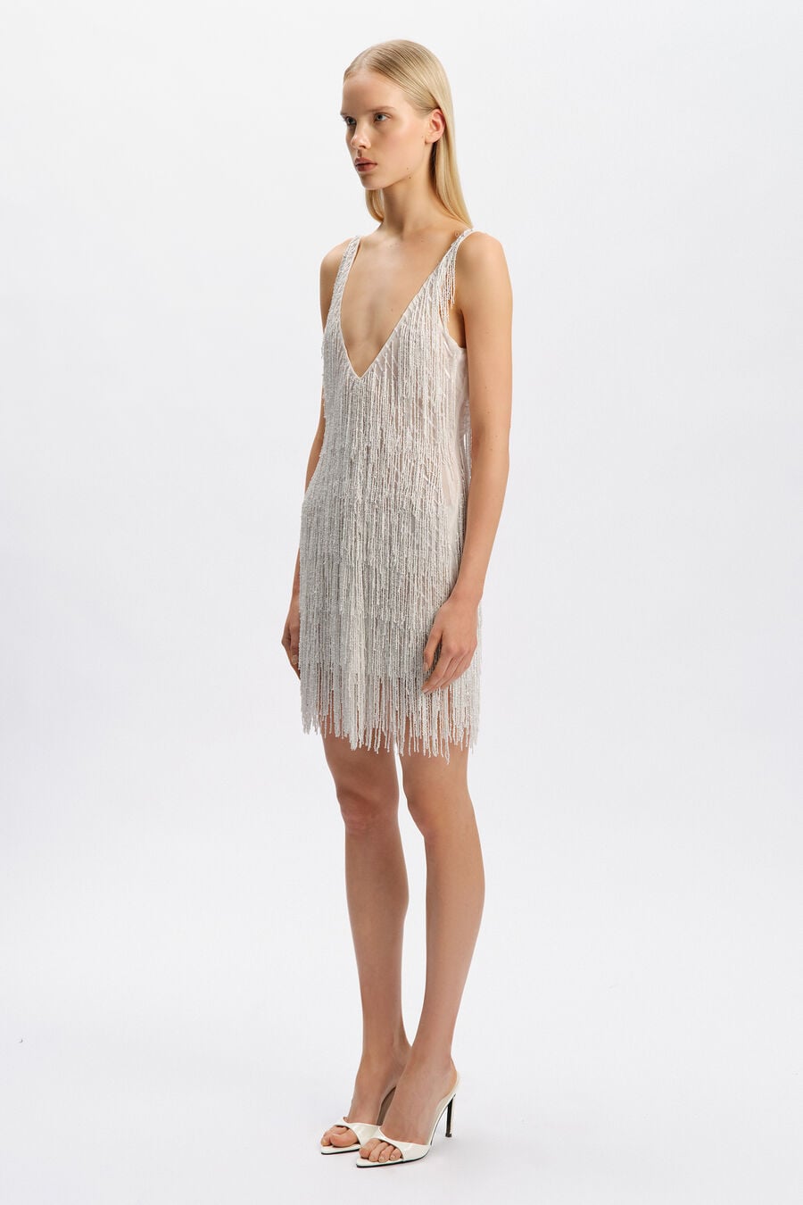 Roberta Fringe Mini Dress