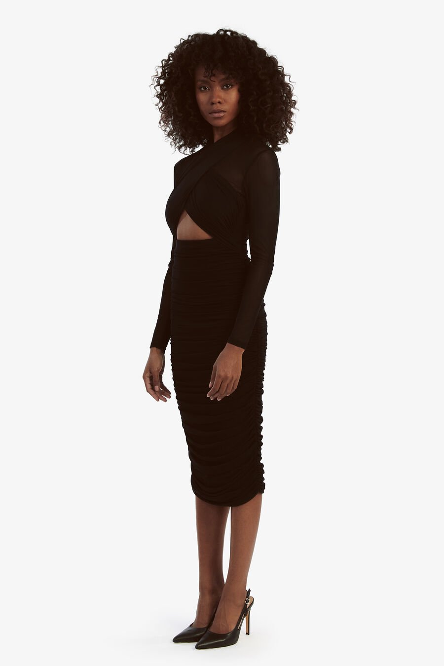 ALIYAH DRESS in colour BLACK