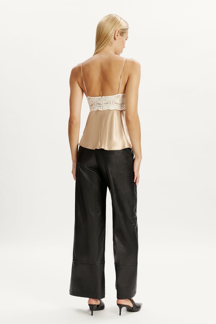 Tzarian Satin Lace Cami