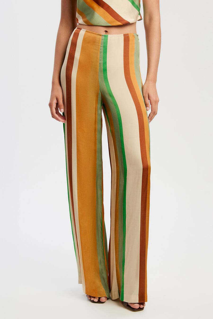 Pearce Wide Leg Stripe Pant