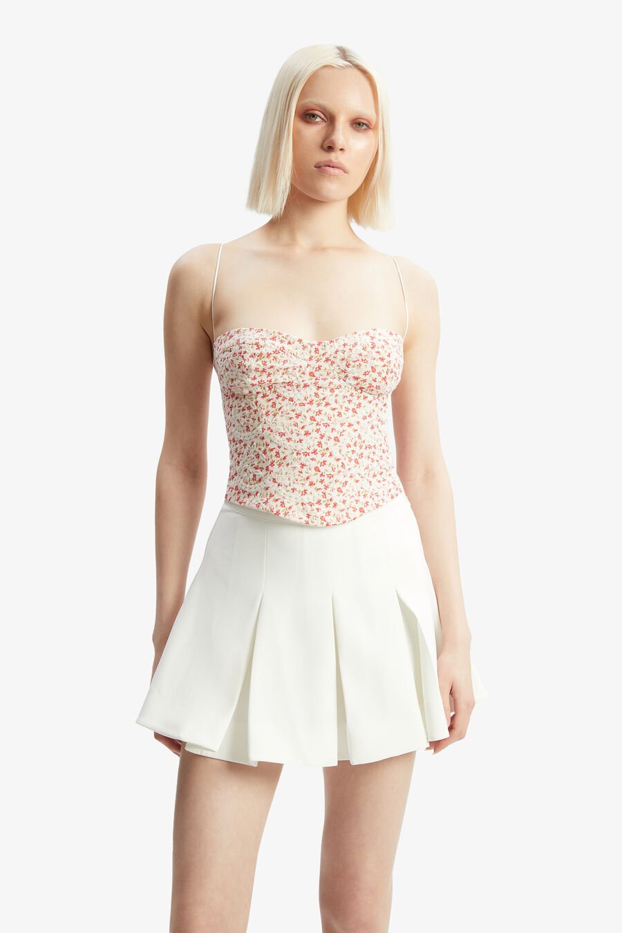 Estie Embroidered Corset Top