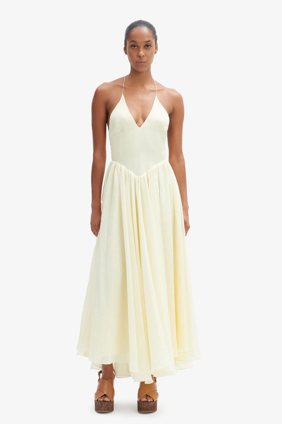 Arletha Halter Maxi Dress