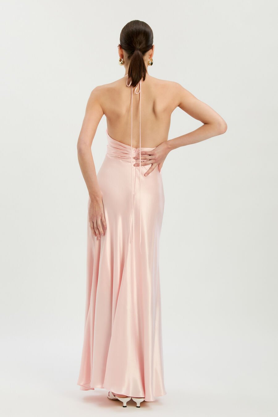 Isola Halter Neck Maxi Dress