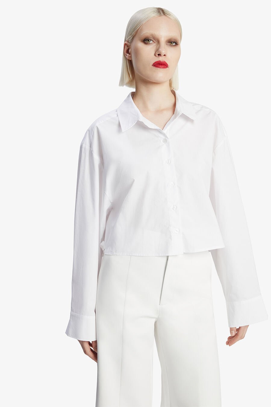 ROSITA OVERSIZED SHIRT in colour ORCHIDWHT