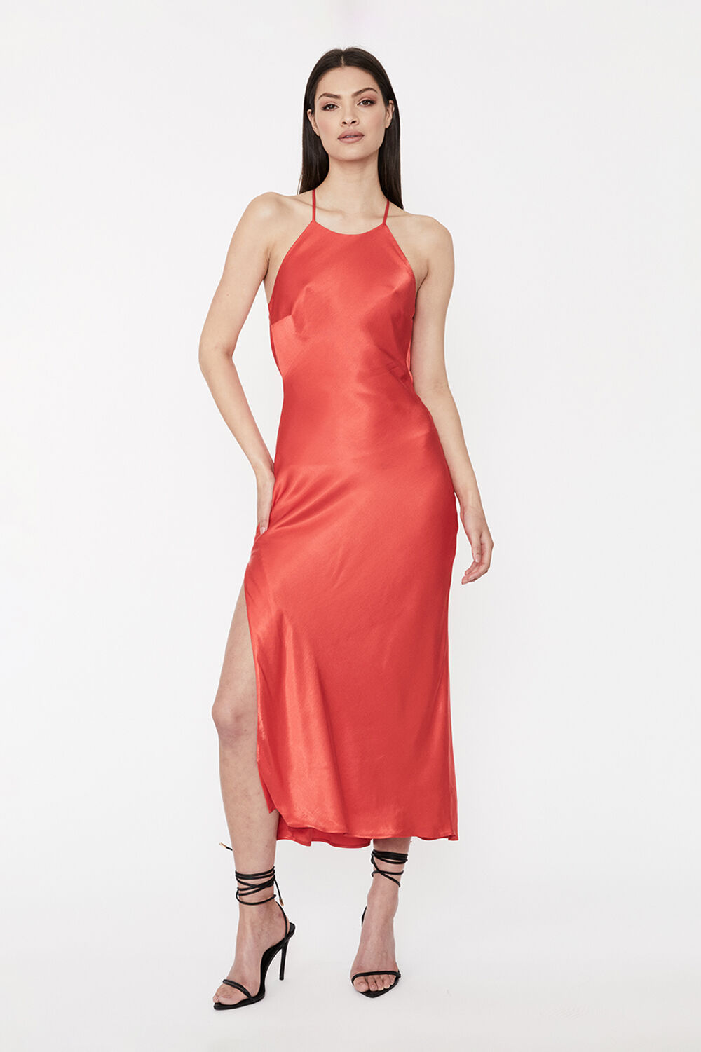 MILA COWL BACK SLIP DRESS