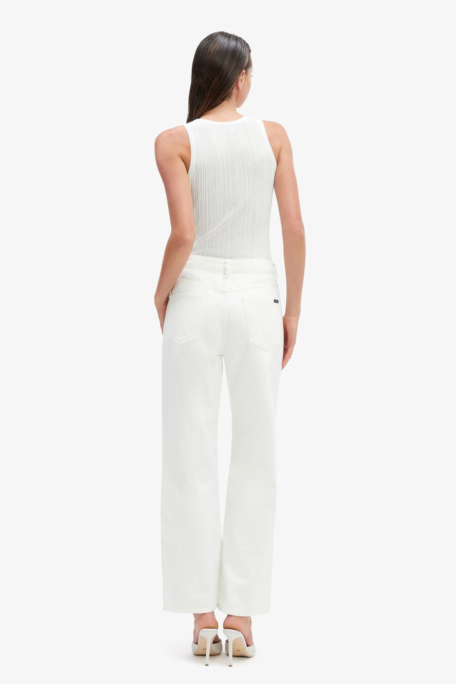 PIA STRAIGHT JEANS in colour IVORY